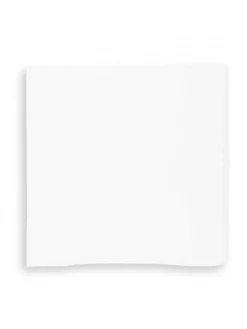Pochette blanche en soie Saint-Tropez
