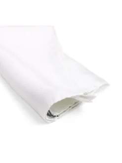 Pochette blanche en soie Saint-Tropez