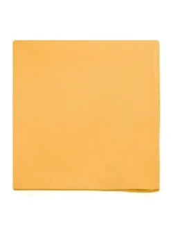 Pochette de costume en soie jaune Amalfi