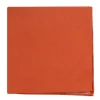 Pochette de costume en soie terracotta Amalfi