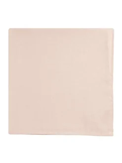 Pochette de costume en soie rose nude Amalfi
