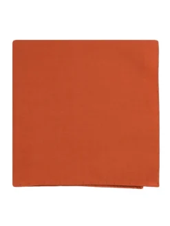 Pochette de costume en soie terre battue Amalfi