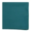 Pochette de costume en soie bleu canard Amalfi