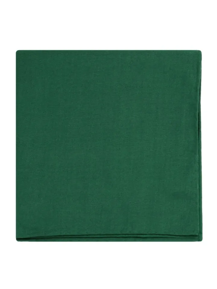 Pochette de costume en soie vert anglais Amalfi