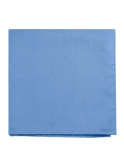 Pochette de costume en soie bleu roi Amalfi