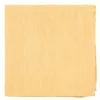 Pochette de costume jaune en soie et lin nattés Bergame