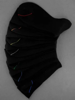 Semainier chaussettes fil d'Écosse noir - 7 days