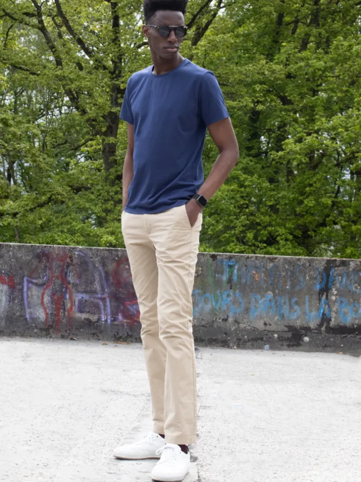 T-shirt technique bleu nuit